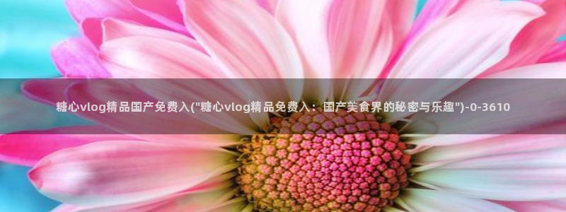 糖心vlog成人