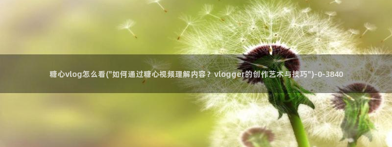 糖心vlog网