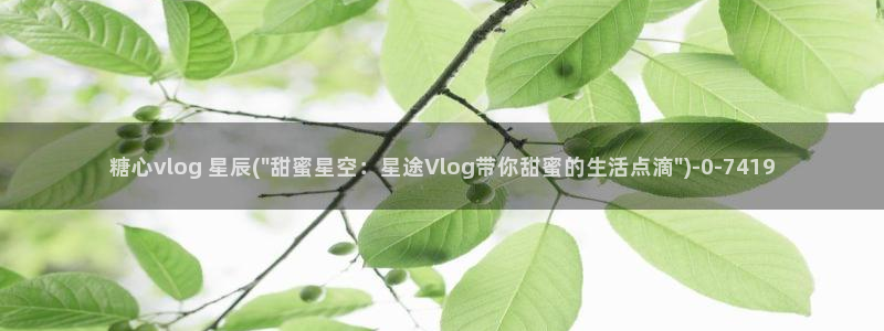 糖心vlog nana_taipei